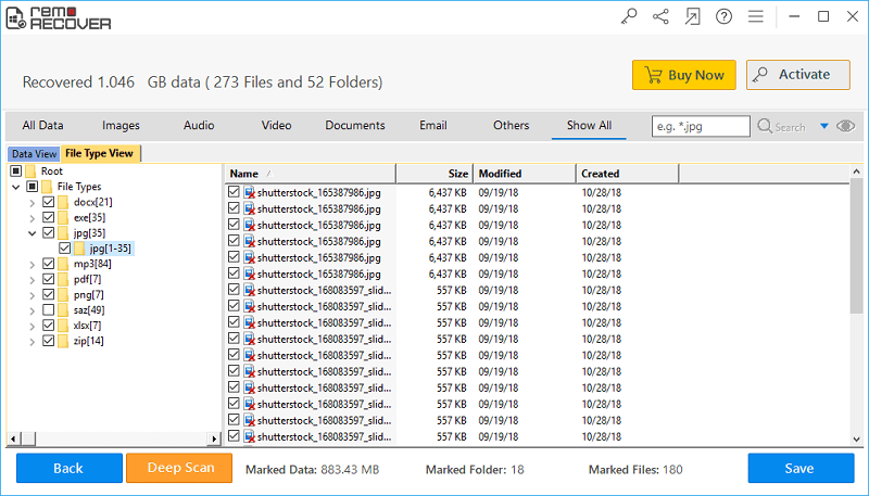 Lexar Memory Stick Pro Duo Recovery - Recovered Data