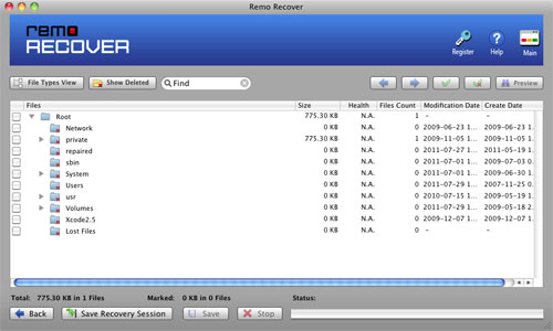 Lexar Media Recovery Software for Mac - Retrieved Files